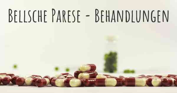 Bellsche Parese - Behandlungen