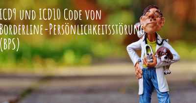 ICD9 und ICD10 Code von Borderline-Persönlichkeitsstörung (BPS)