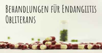 Behandlungen für Endangiitis Obliterans