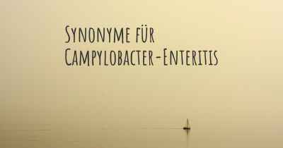 Synonyme für Campylobacter-Enteritis