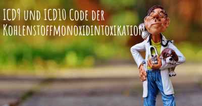 ICD9 und ICD10 Code der Kohlenstoffmonoxidintoxikation