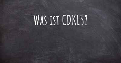 Was ist CDKL5?