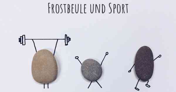 Frostbeule und Sport