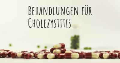 Behandlungen für Cholezystitis