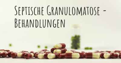 Septische Granulomatose - Behandlungen