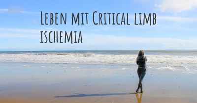 Leben mit Critical limb ischemia