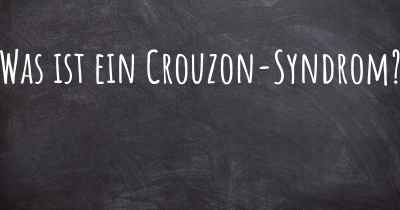 Was ist ein Crouzon-Syndrom?