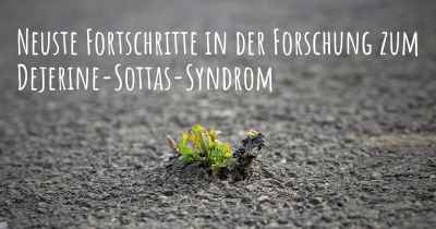 Neuste Fortschritte in der Forschung zum Dejerine-Sottas-Syndrom