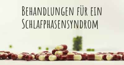 Behandlungen für ein Schlafphasensyndrom