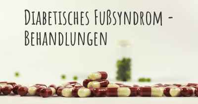 Diabetisches Fußsyndrom - Behandlungen