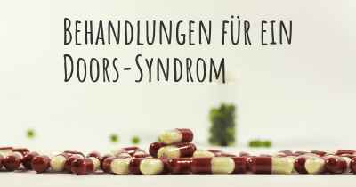 Behandlungen für ein Doors-Syndrom