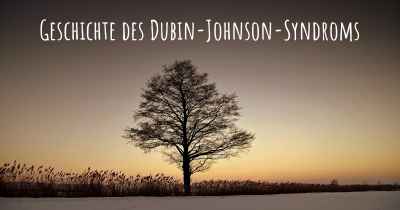 Geschichte des Dubin-Johnson-Syndroms