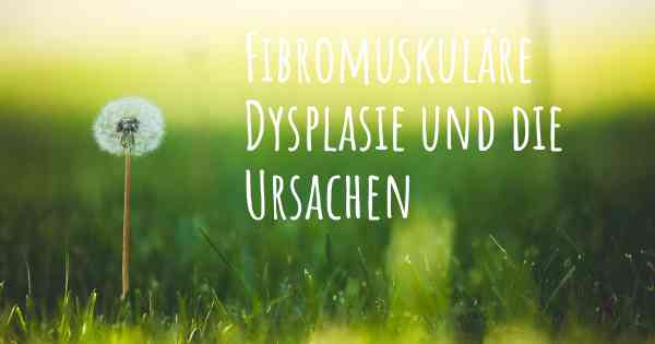 Fibromuskuläre Dysplasie und die Ursachen