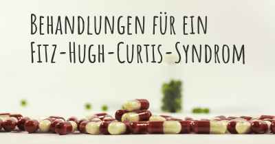 Behandlungen für ein Fitz-Hugh-Curtis-Syndrom