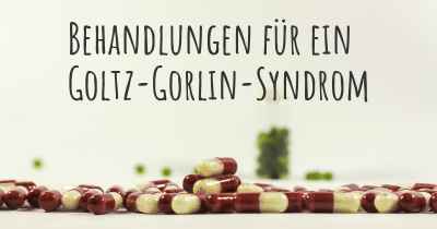 Behandlungen für ein Goltz-Gorlin-Syndrom