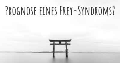 Prognose eines Frey-Syndroms?