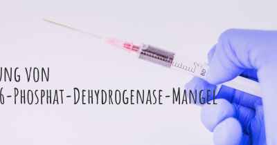 Feststellung von Glucose-6-Phosphat-Dehydrogenase-Mangel