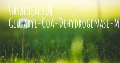 Ursachen für Glutaryl-CoA-Dehydrogenase-Mangel