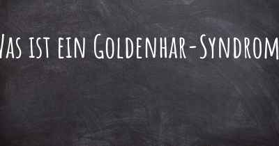Was ist ein Goldenhar-Syndrom?