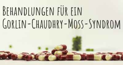 Behandlungen für ein Gorlin-Chaudhry-Moss-Syndrom