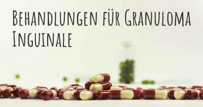 Behandlungen für Granuloma Inguinale