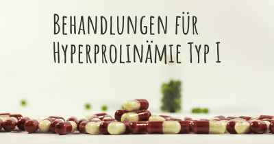Behandlungen für Hyperprolinämie Typ I
