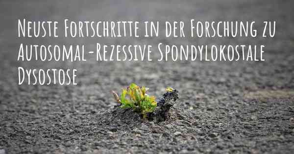 Neuste Fortschritte in der Forschung zu Autosomal-Rezessive Spondylokostale Dysostose