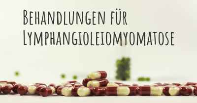 Behandlungen für Lymphangioleiomyomatose