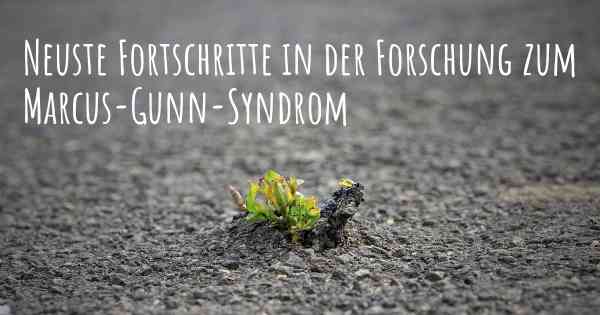 Neuste Fortschritte in der Forschung zum Marcus-Gunn-Syndrom