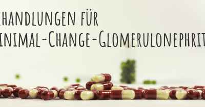 Behandlungen für Minimal-Change-Glomerulonephritis