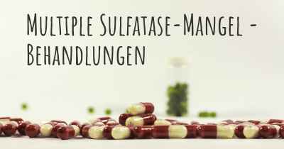 Multiple Sulfatase-Mangel - Behandlungen