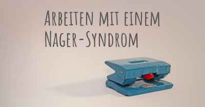 Arbeiten mit einem Nager-Syndrom