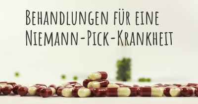 Behandlungen für eine Niemann-Pick-Krankheit