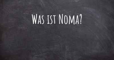 Was ist Noma?