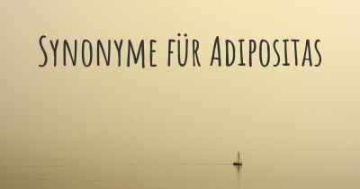 Synonyme für Adipositas