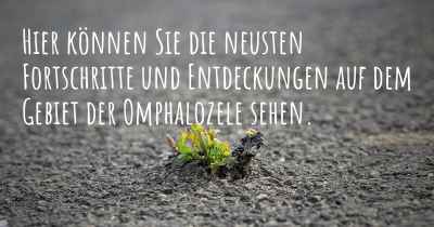Hier können Sie die neusten Fortschritte und Entdeckungen auf dem Gebiet der Omphalozele sehen.