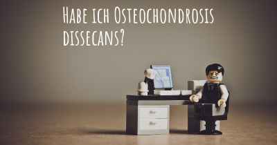 Habe ich Osteochondrosis dissecans?