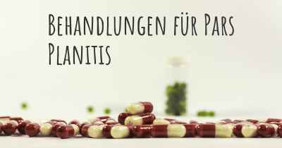 Behandlungen für Pars Planitis