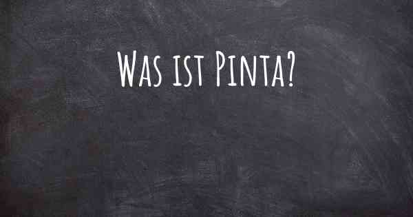 Was ist Pinta?