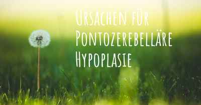 Ursachen für Pontozerebelläre Hypoplasie
