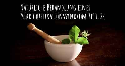 Natürliche Behandlung eines Mikroduplikationssyndrom 7p11.2s