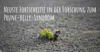 Neuste Fortschritte in der Forschung zum Prune-Belly-Syndrom