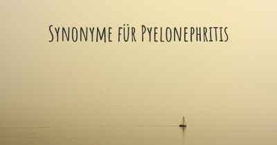 Synonyme für Pyelonephritis