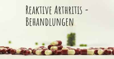 Reaktive Arthritis - Behandlungen