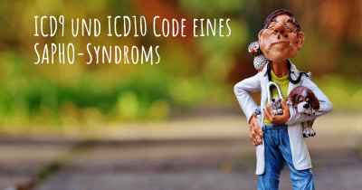 ICD9 und ICD10 Code eines SAPHO-Syndroms