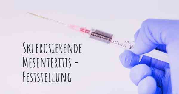 Sklerosierende Mesenteritis - Feststellung