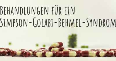 Behandlungen für ein Simpson-Golabi-Behmel-Syndrom