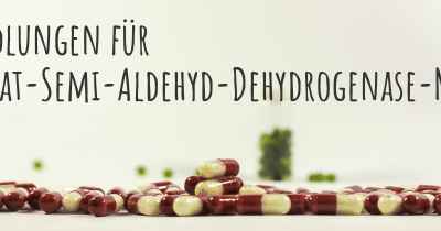 Behandlungen für Succinat-Semi-Aldehyd-Dehydrogenase-Mangel