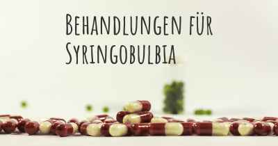 Behandlungen für Syringobulbia