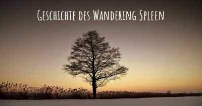 Geschichte des Wandering Spleen